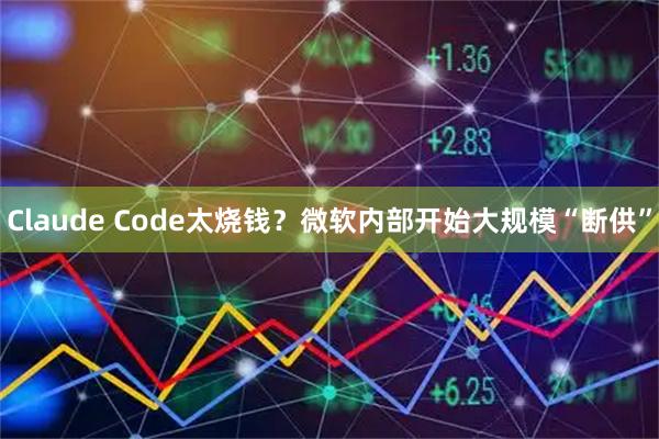 Claude Code太烧钱？微软内部开始大规模“断供”