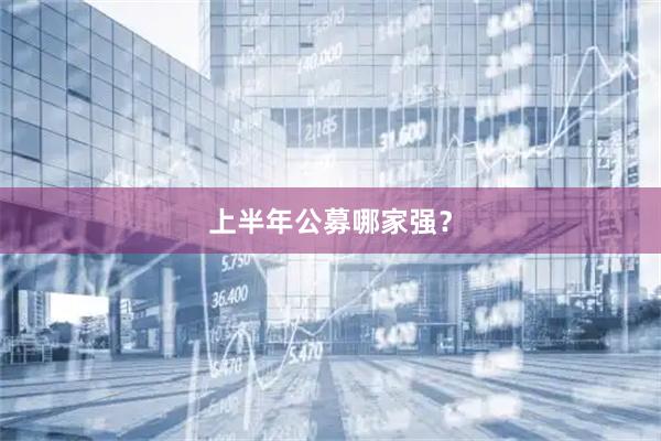 上半年公募哪家强？